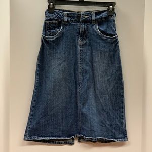 Girls LEVI STRAUSS & CO denim skirt